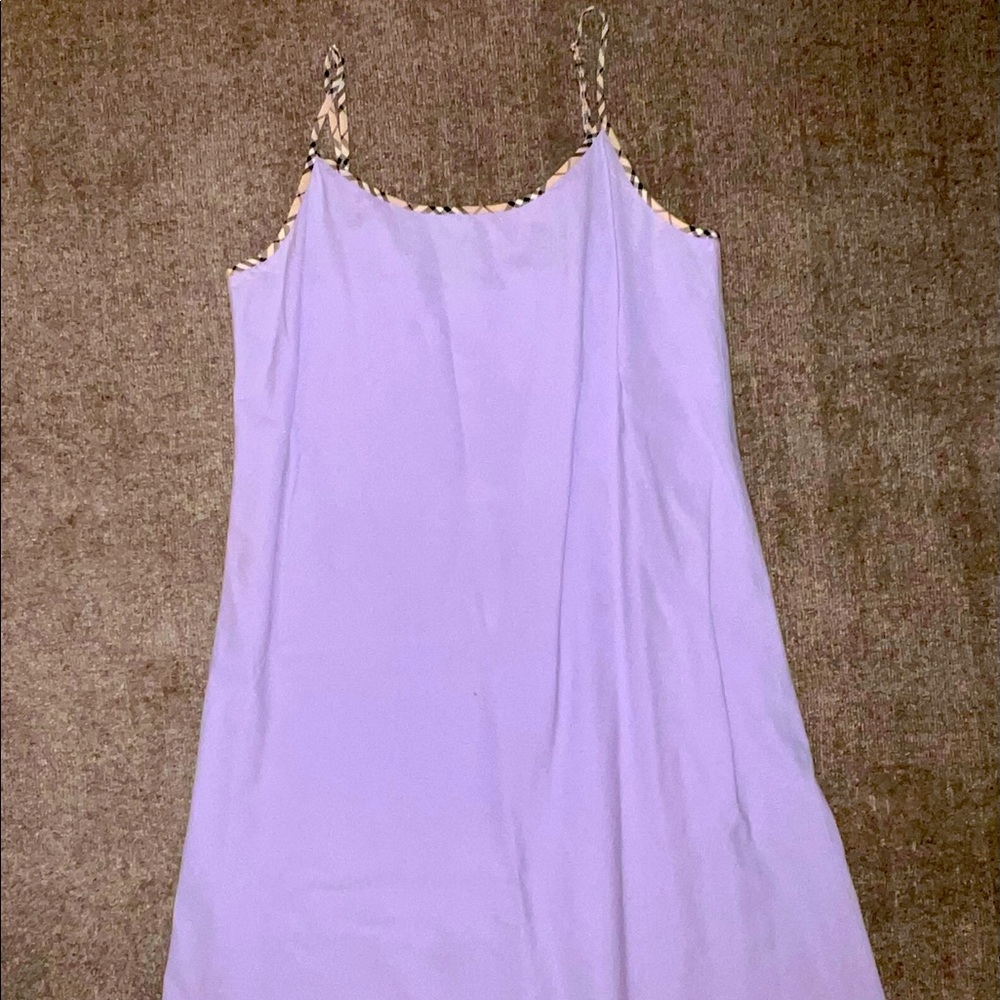 Burberry purple cotton dress